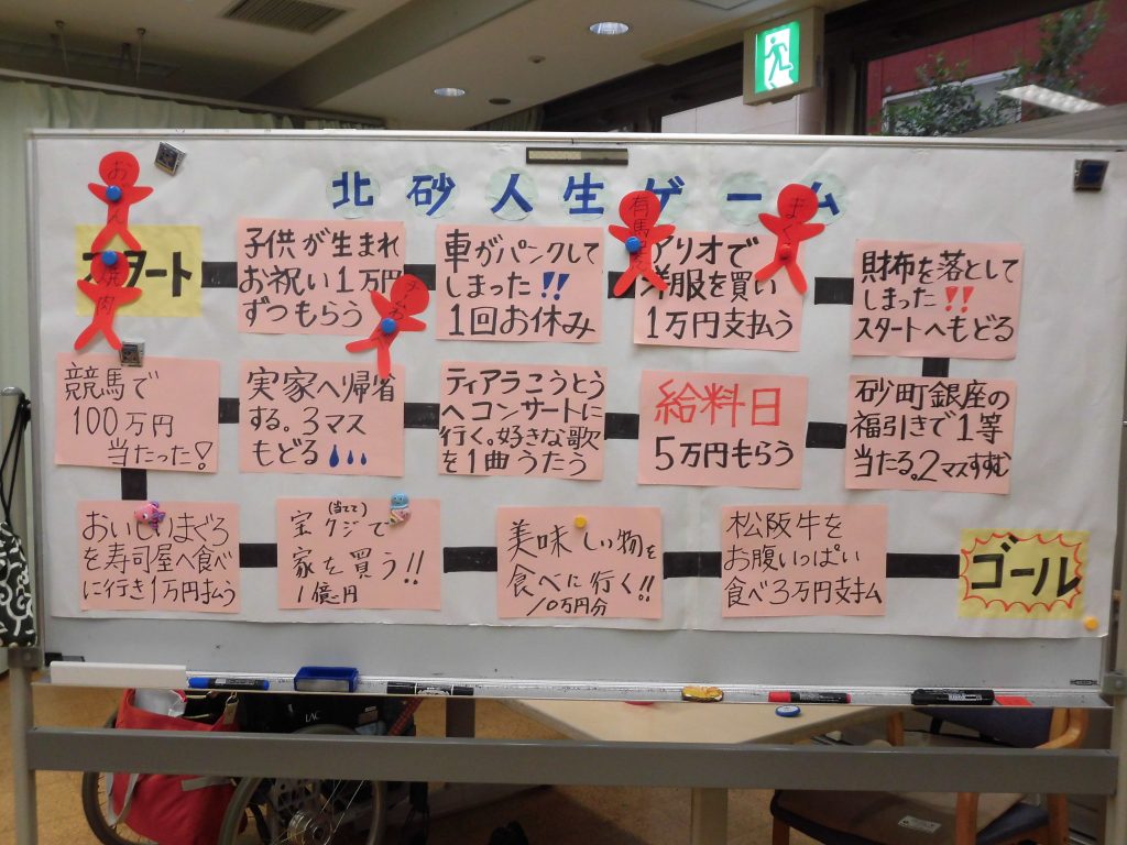 新北砂デイ 人生ゲーム 社会福祉法人あそか会 老人福祉施設 新北砂デイ 人生ゲーム 社会福祉法人あそか会 老人福祉施設