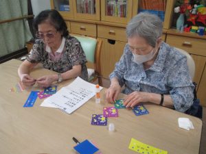 デイサービス7月の壁飾り 社会福祉法人あそか会 老人福祉施設